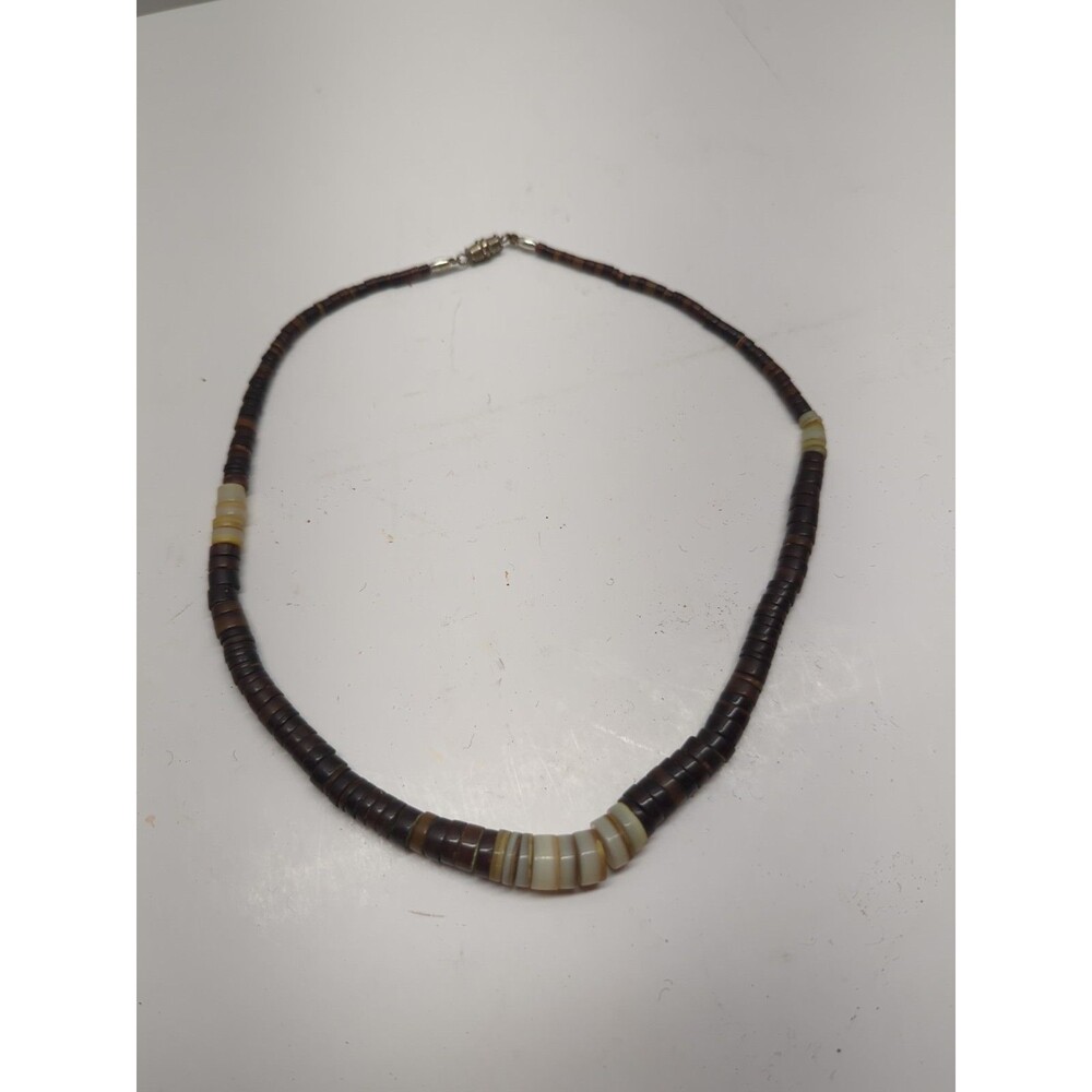 Vintage Heshi Bead Necklace 18"
